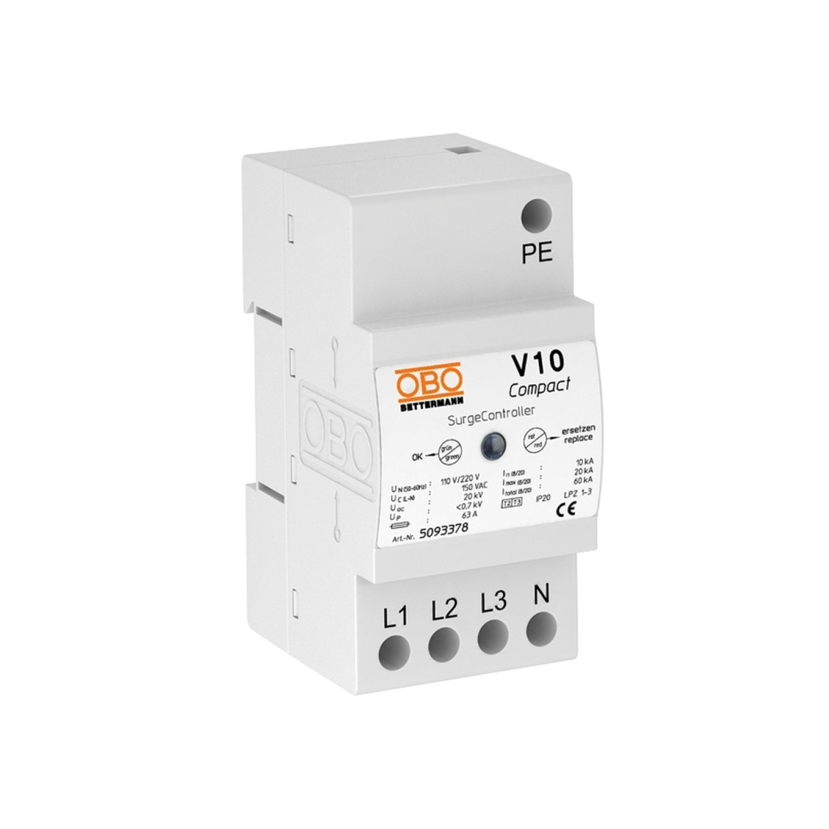 V10 COMPACT - SURGE PROTECTION DEVICE
